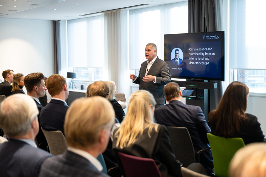 föreläsare och publik